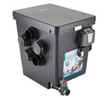 OASE ProfiClear Premium TF-L Gravitation OC Trommelfilter mit OASE Control für die automatische Vorfilterung in Koiteichen und großen Teichanlagen.
