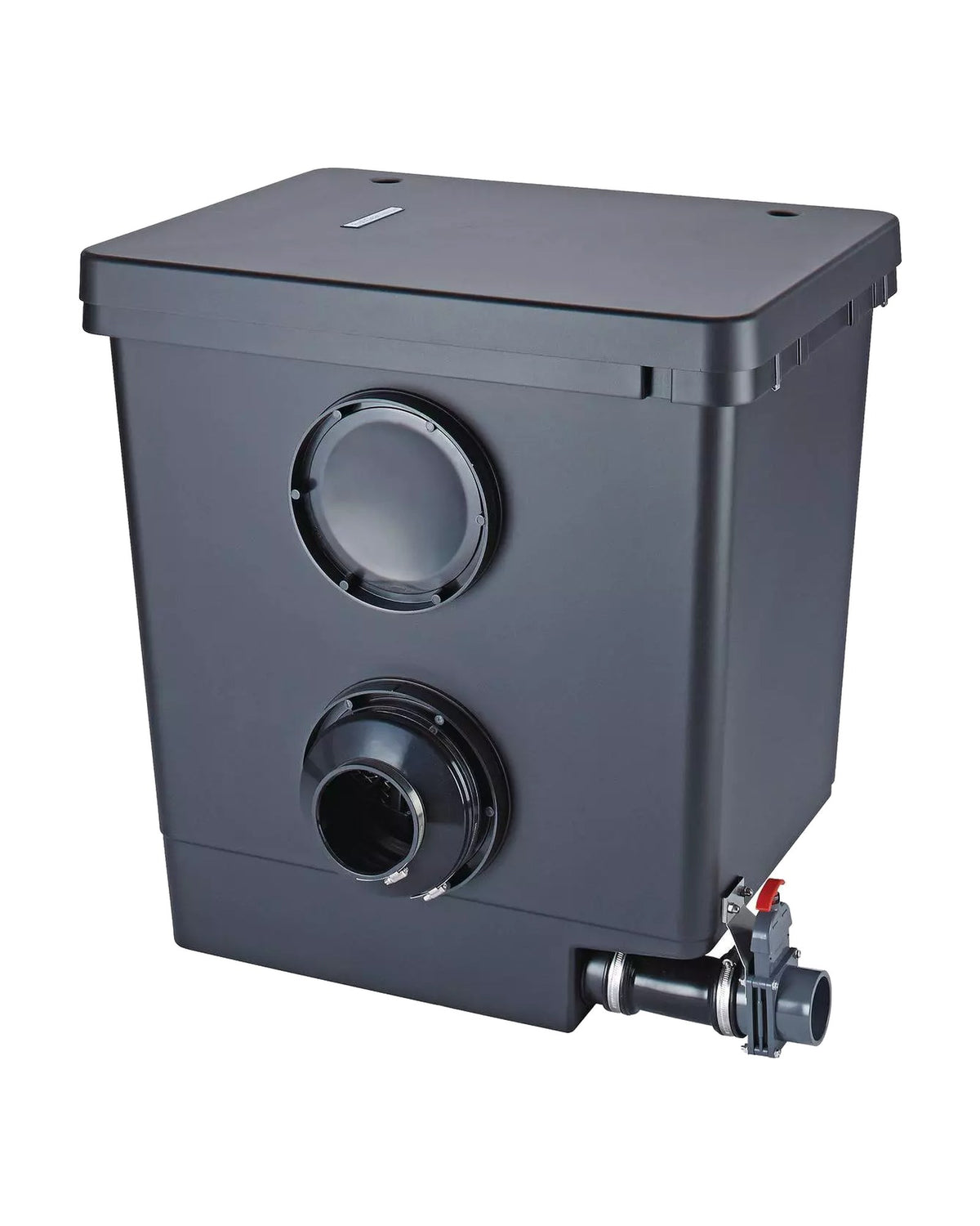 OASE ProfiClear Pumpenkammer Compact/Classic mit Deckel, Einlaufseite mit Zugschieber am Schmutzablass
