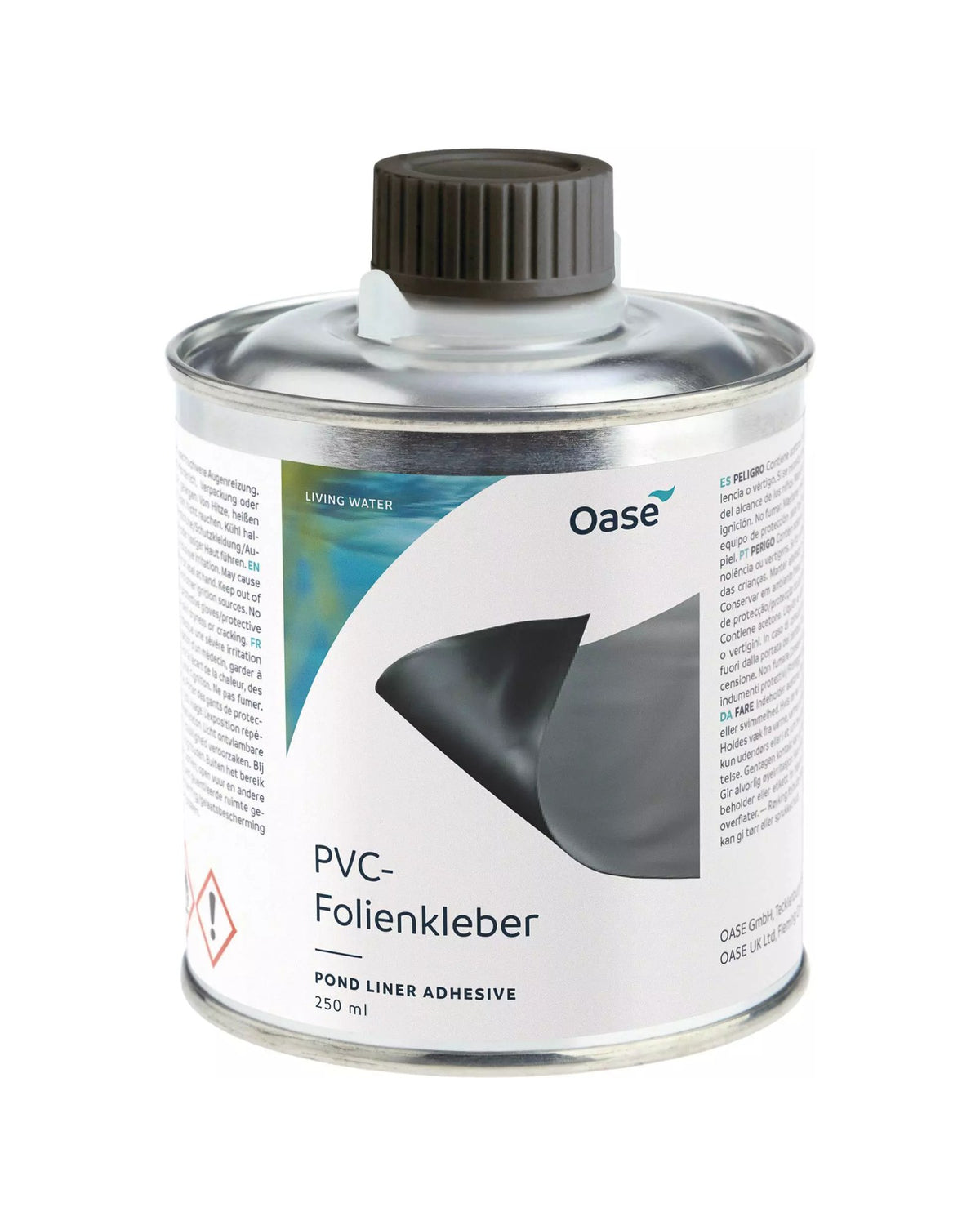 OASE PVC-Folienkleber 250 ml, Dose mit Schraubdeckel und Gefahrenpiktogramm GHS07