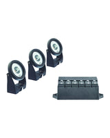 Drei ProfiLux Garden LED RGB Strahler und der ProfiLux Garden LED Controller