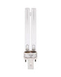 OASE UVC-Ersatzlampe 5 W stehend: zwei Röhren auf dem Sockel mit 2 Stiften, Aufdruck 5W