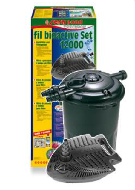 sera pond fil bioactive Set 12000 Druckfilter mit PP 12000 Teichpumpe