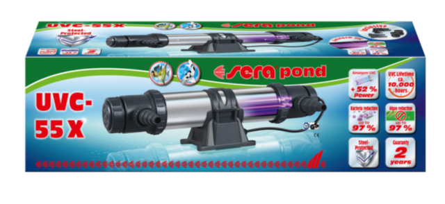 sera pond UVC-55 X 55 W UV-C Wasserklärer für Gartenteich und Koi-Teich